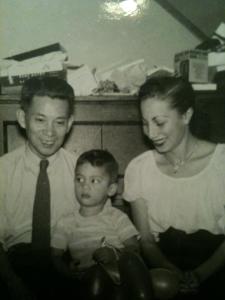 Grandpa and Grandma Marfori with my dad, Mike.