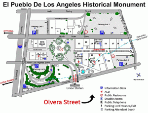 Map from http://www.olvera-street.com/About-Us/Location/Parking/parking.html